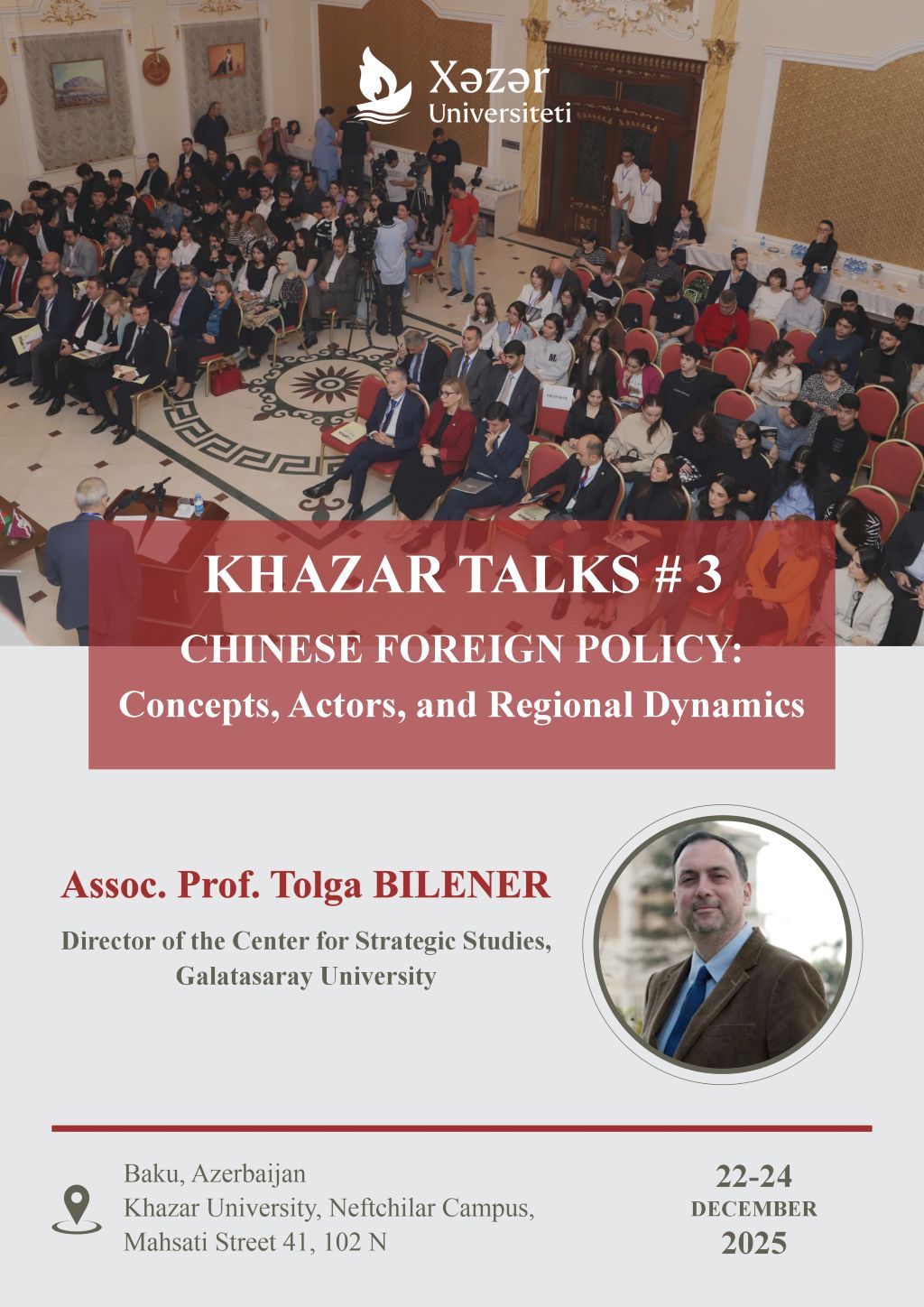 Khazar Talks-3 layihəsi çərçivəsində növbəti seminar keçiriləcək